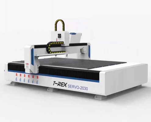 CNC mill T-Rex Servo-2030 with control panel and servo motors