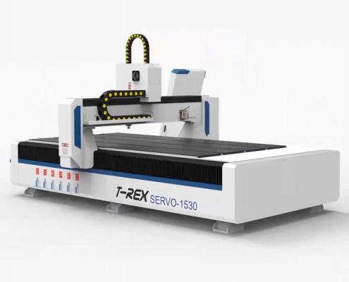 CNC router T-Rex Servo-1530 with control panel servomotors