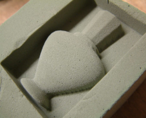 CNC Frsen Flacon PCNC D dichter Schaum