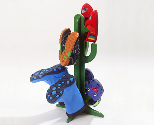 Children's furniture Wooden shoe rack