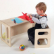 Children's furniture table chair from massive wood