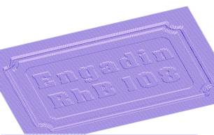 Schild mit vertiefter Schrift Schild mit vertiefter Schrift