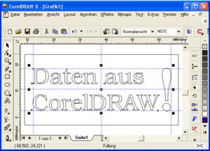 Corel Draw zu G-Code Corel Draw zu G-Code