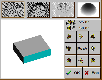 Die Norm Projektion - 3D Ansichten Cloud - Graustufen Die Norm Projektion - 3D Ansichten Cloud - Graustufen
