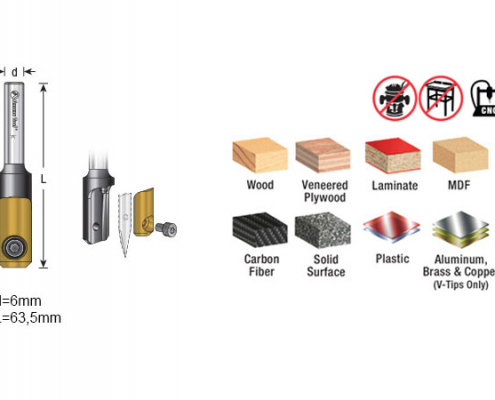 Tool Body RC-1077 Amana Tool technical Data Tool Body RC-1077 Amana Tool technical Data