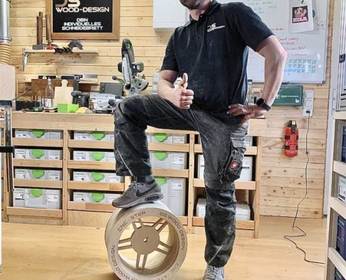 Wooden motorcycle CNC DIY project DS-Wood Design