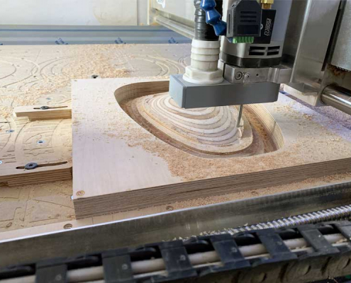 Wooden motorcycle milling tank