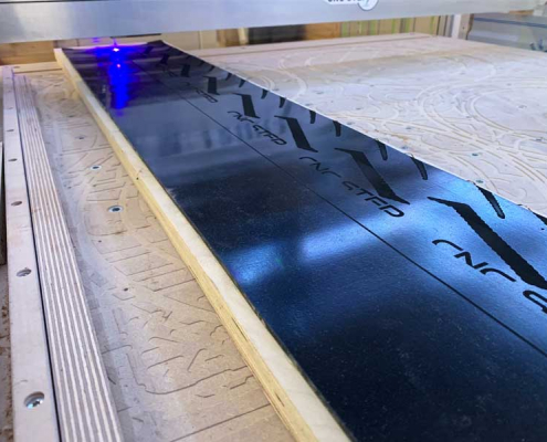 Wooden motorcycle solid rubber laser engraving