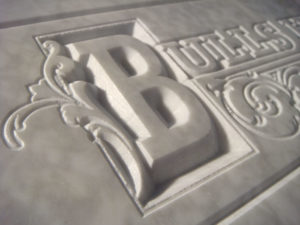 3D-VCarving in carara marble