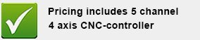 CNC Steuerung inklusive