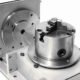 CNC rotation axis / rotary table with chuck