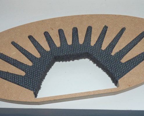 Dämmaterial gefräst für Boxenbau Dämmaterial gefräst für Boxenbau