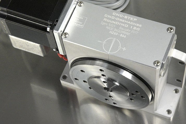 Rotation axis with worm gear ground
