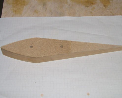 Einfache MDF Form ausgefräst Einfache MDF Form ausgefräst