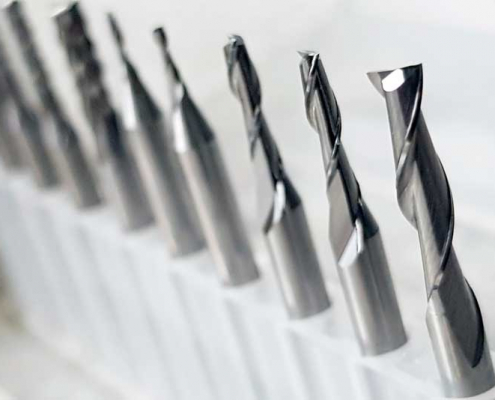 End Mill set solid carbide cutters