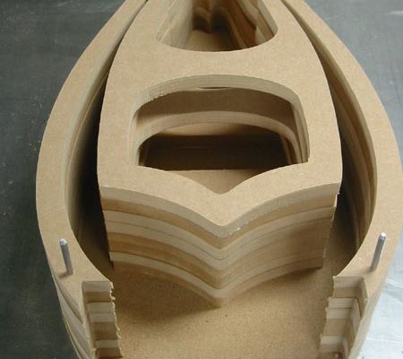 MDF Platten Schneiden Schicht für Schicht MDF Platten Schneiden Schicht für Schicht