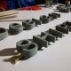 Priming letters MDF Priming letters MDF