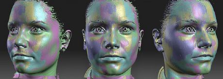 model-3d-scannen-ansichten Gesichtsmodel 3d scannen