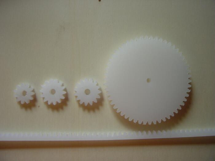 modellbau zahnräder cnc fräsen Plastic gears