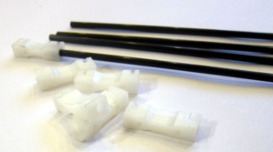 Octocopter Halter für Stabi aus POM Kunststoff Octocopter Halter für Stabi aus POM Kunststoff