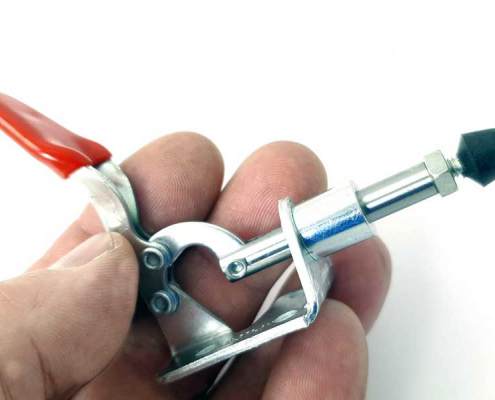 Push rod clamp / Toggle clamp size comparison