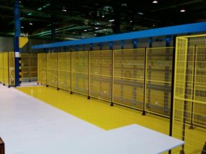 Safety fence housing