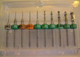 Solid carbide drill bits