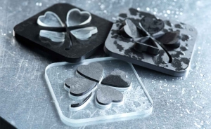 Water jet cutting of slate